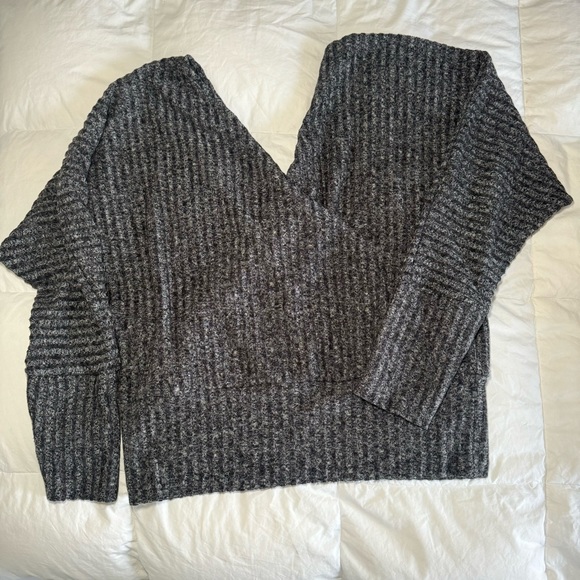 Express Double V Fashion Sweater - Picture 6 of 6
